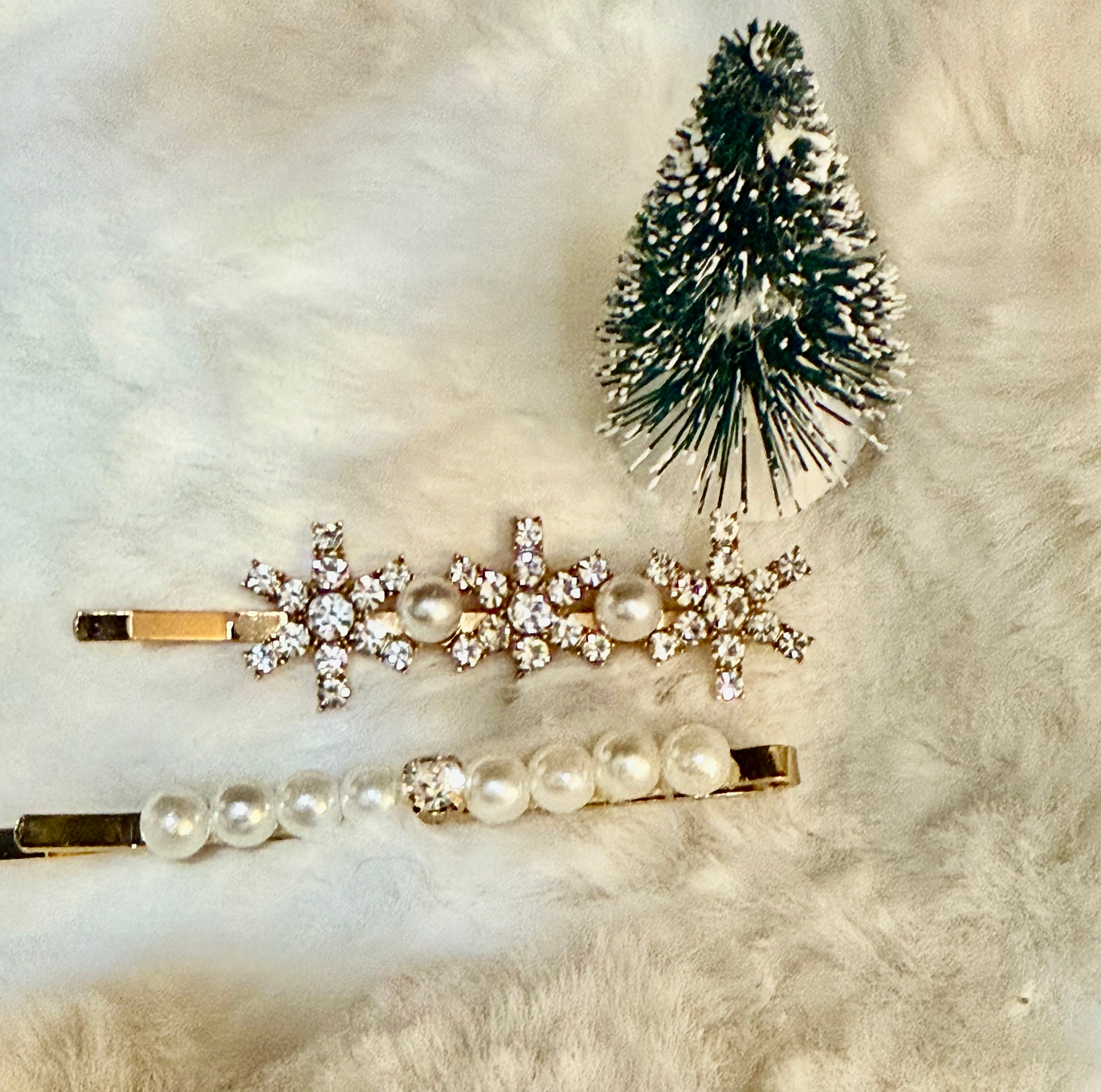 ❄️ Snowflake Pearl Sparkle Duo