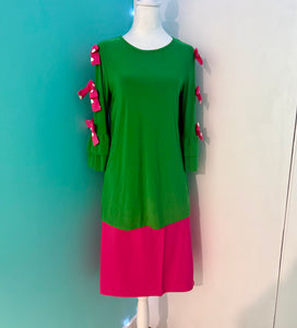 Dotty Bow Sleeve Top