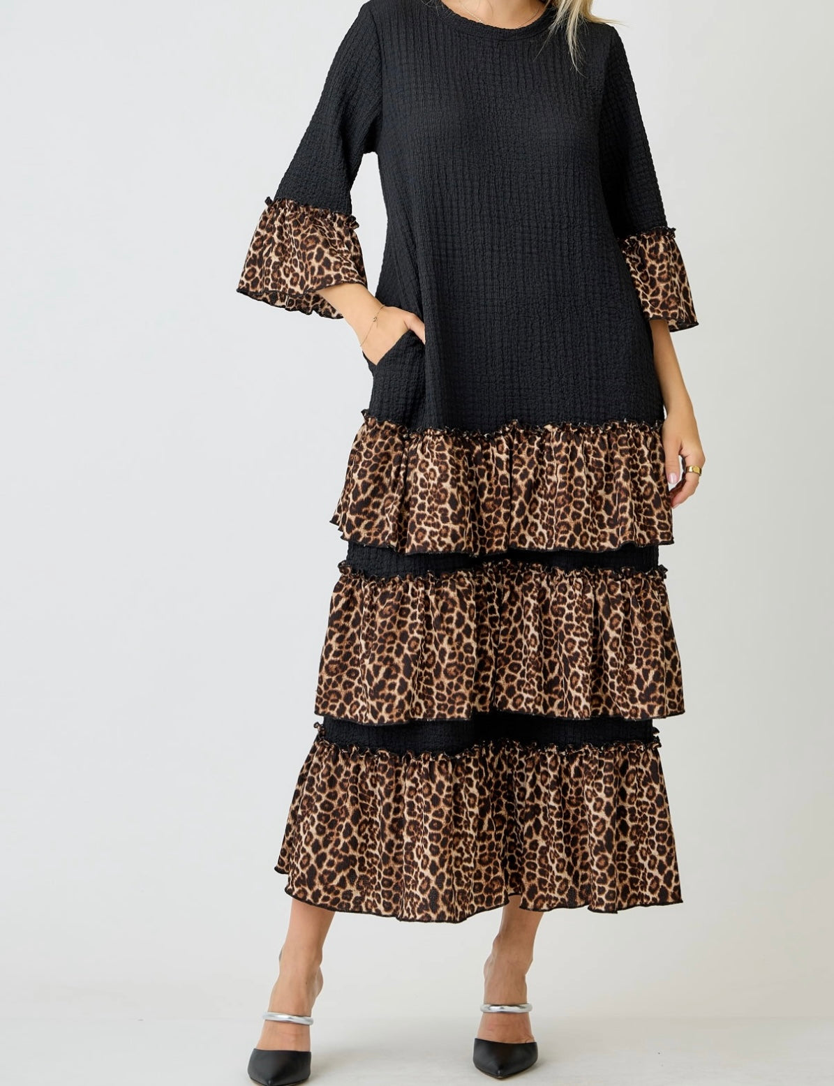 Leopard Luxe Flow Dress * Reg & Curvy