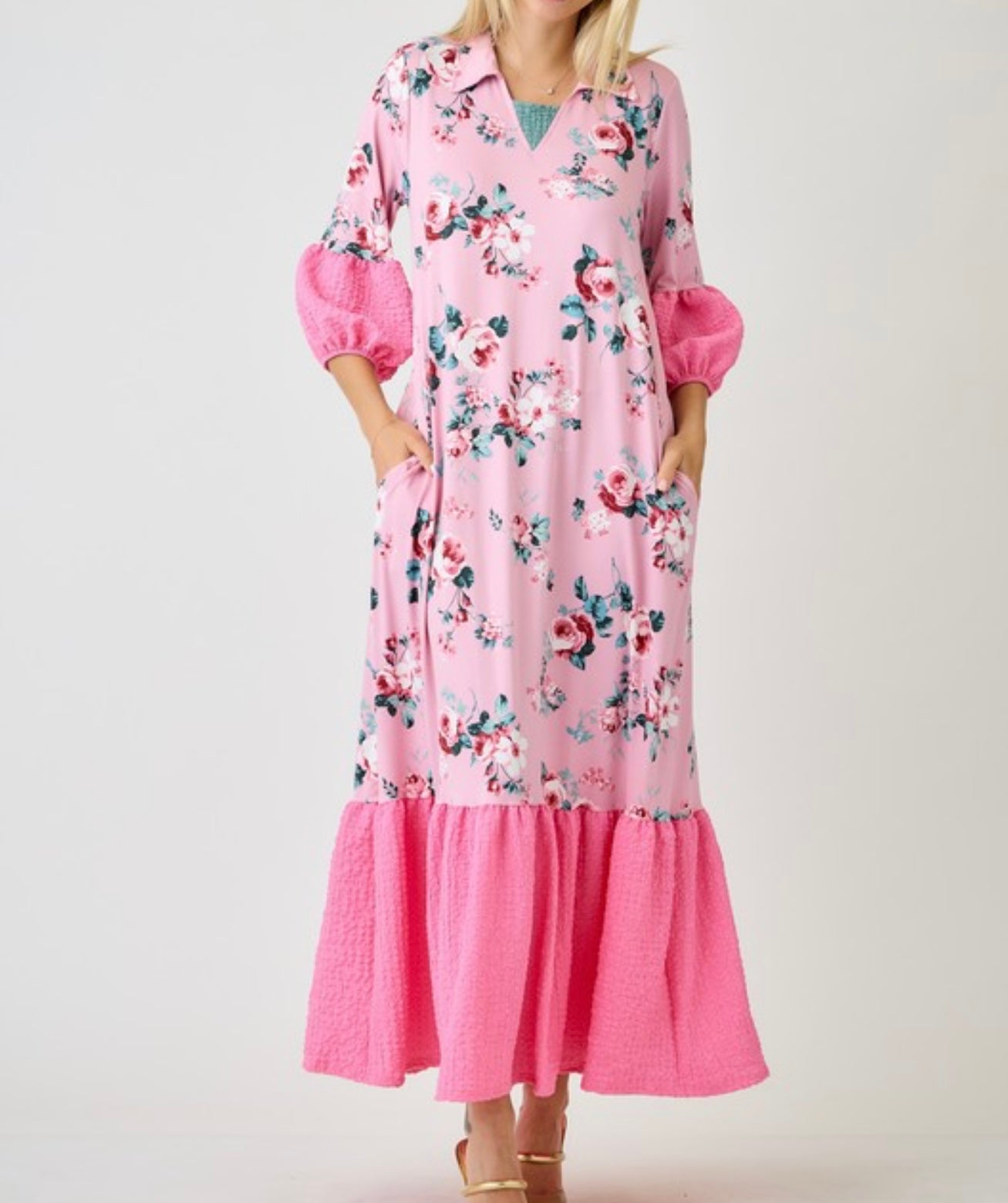 Pink Petals Poise Dress