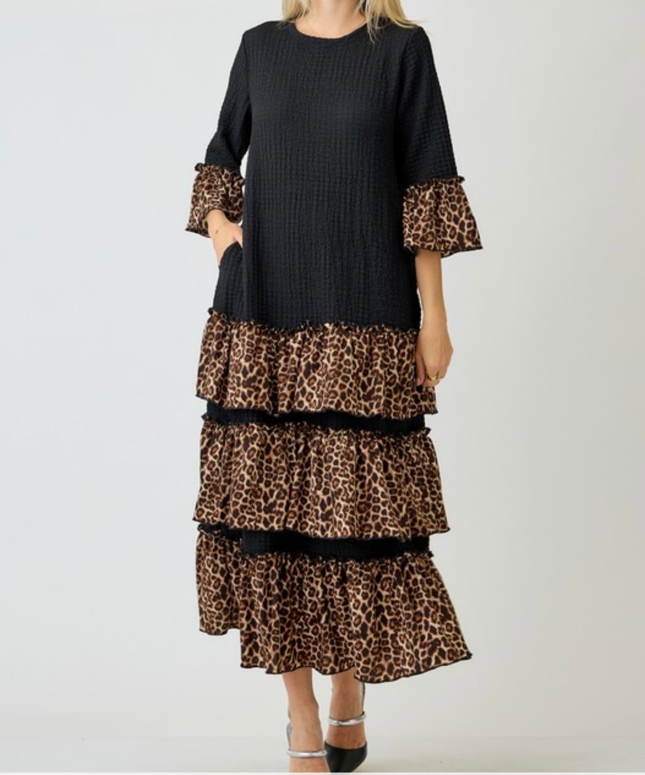 Leopard Luxe Flow Dress * Reg & Curvy
