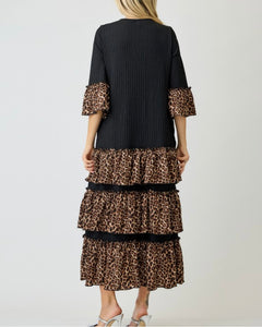 Leopard Luxe Flow Dress * Reg & Curvy