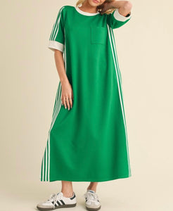 Sporty Vibes In Green or Black  Dress* Preorder - ETA 7/20
