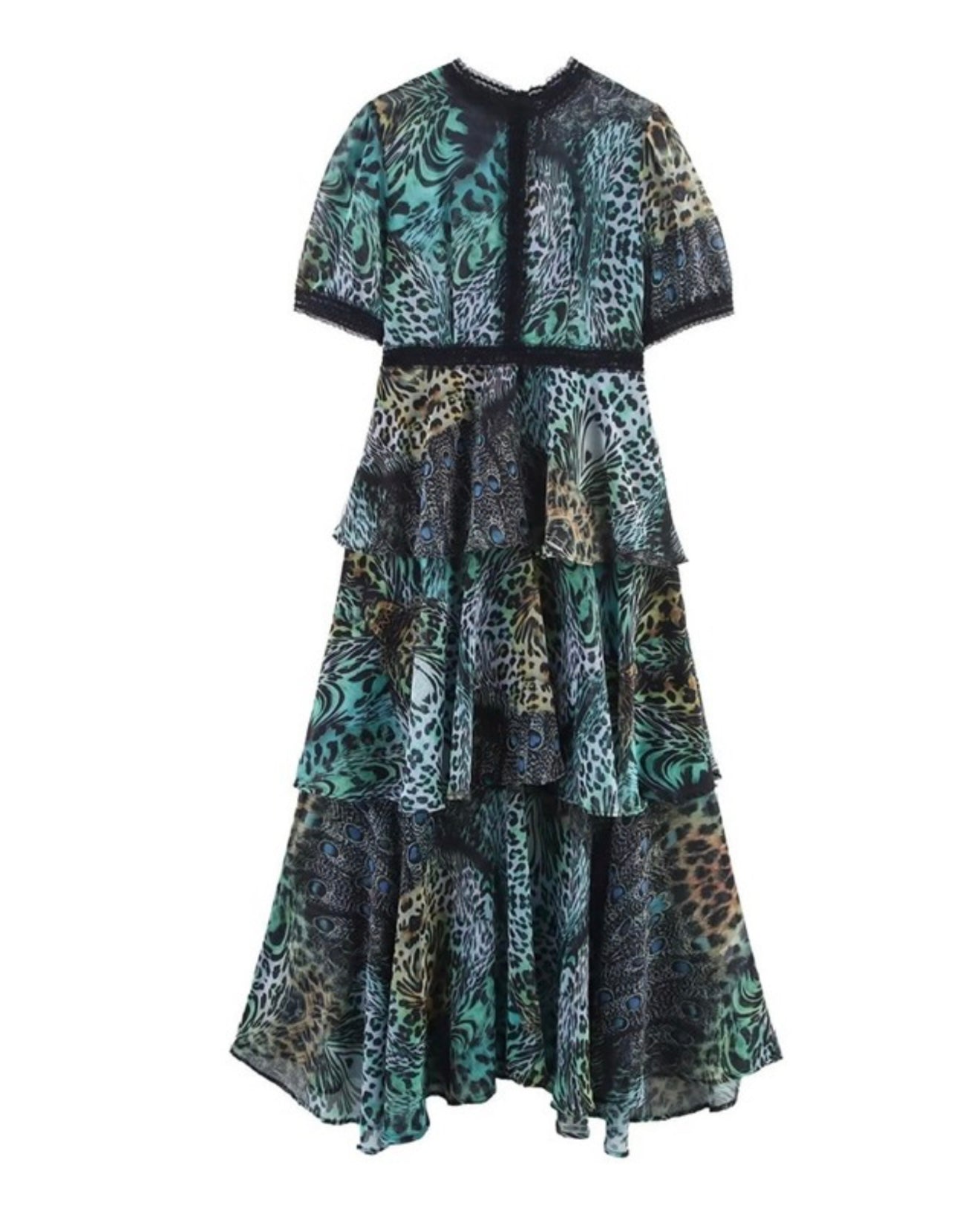 Safari Ruffles Animal Print Dress **Preorder - ETA 6/3