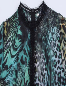 Safari Ruffles Animal Print Dress **Preorder - ETA 6/3