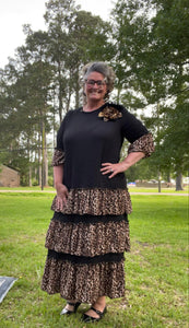 Leopard Luxe Flow Dress * Reg & Curvy