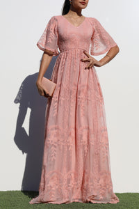 She Is Clothed In Pink Lace - In Stock!