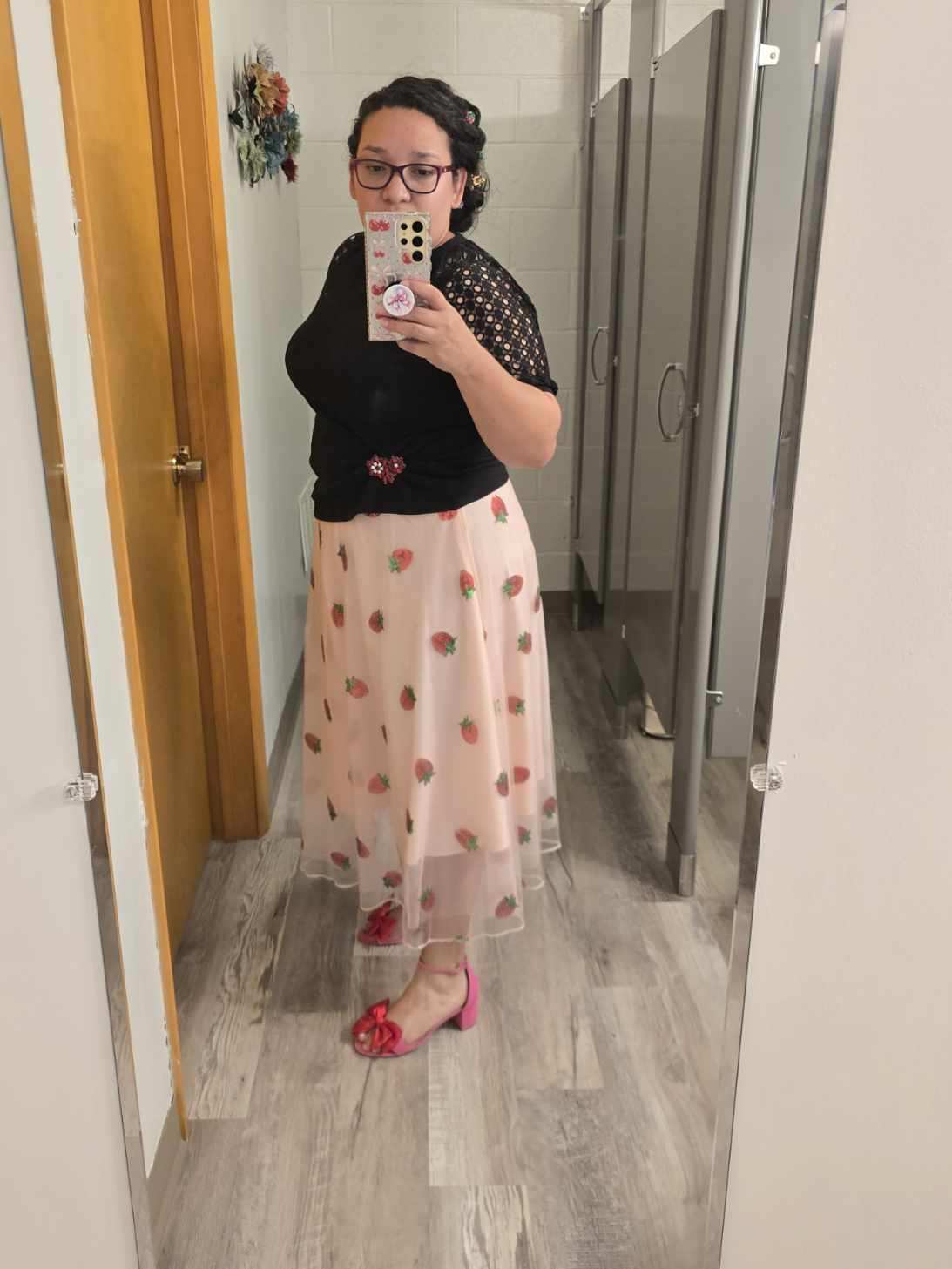 Berry Bliss Mesh Skirt – Pink or Black