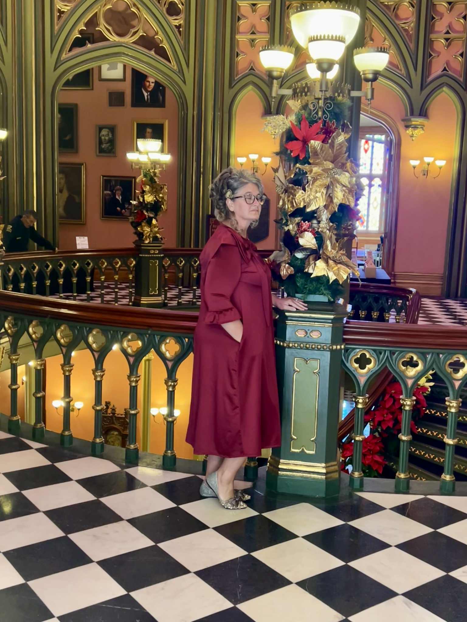 ✨ Regal Ribbon Knit Satin Dress In Burgundy✨Sizes Small - 3X