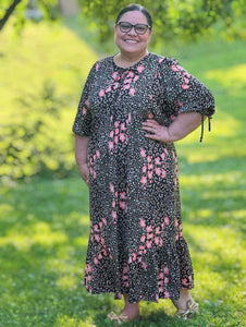 Coral Safari Dress - S - 3X