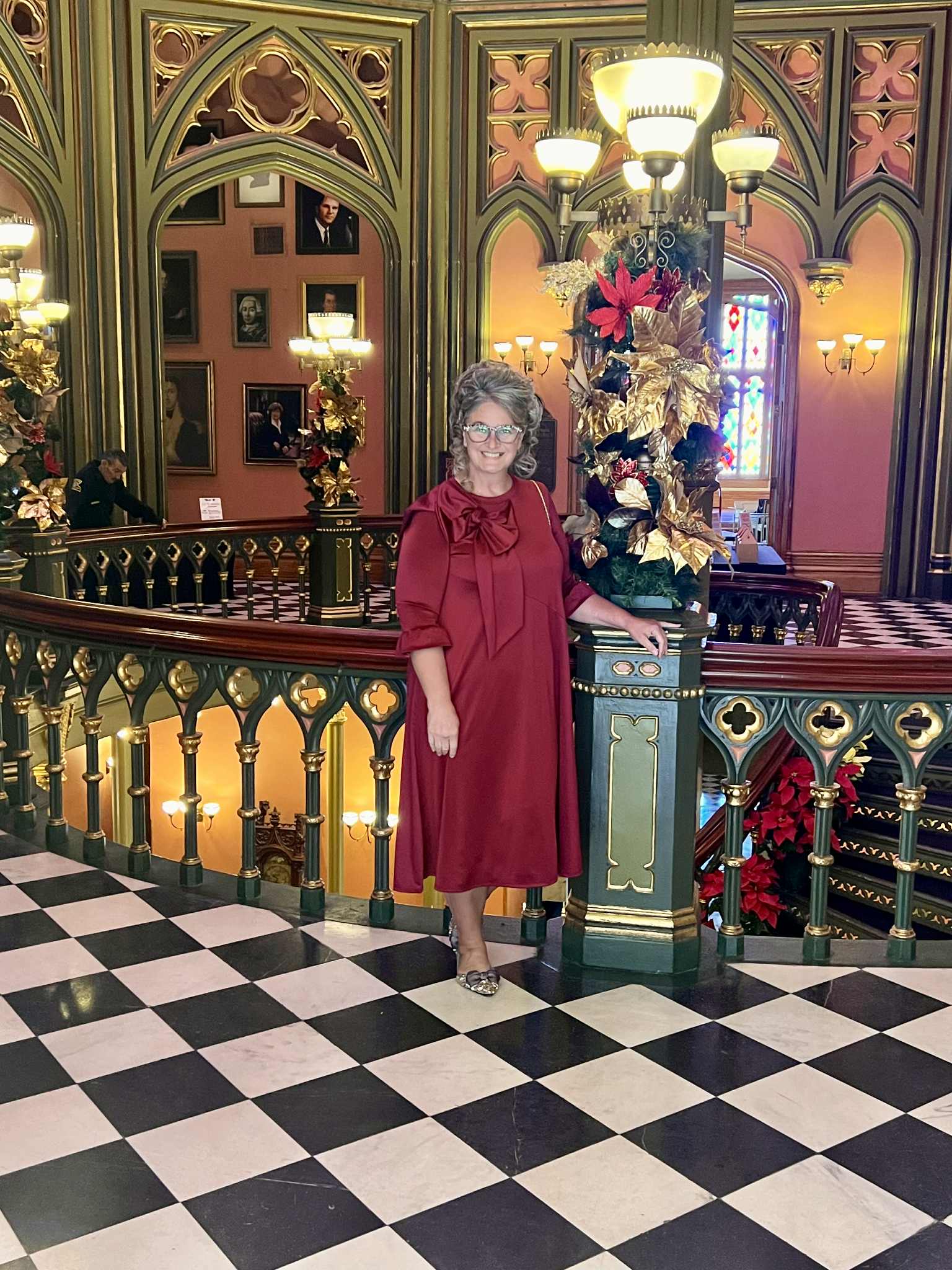 ✨ Regal Ribbon Knit Satin Dress In Burgundy✨Sizes Small - 3X