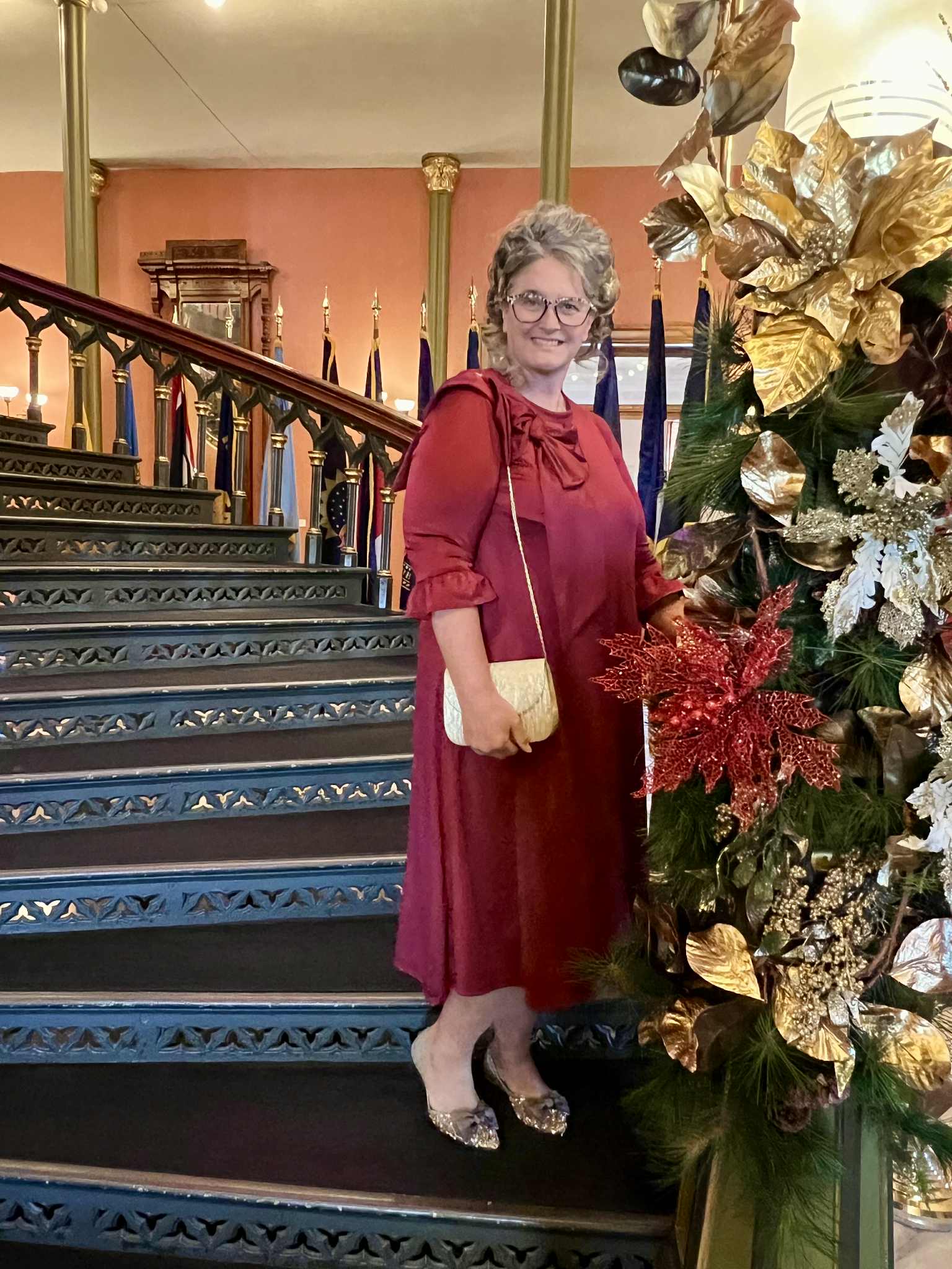 ✨ Regal Ribbon Knit Satin Dress In Burgundy✨Sizes Small - 3X