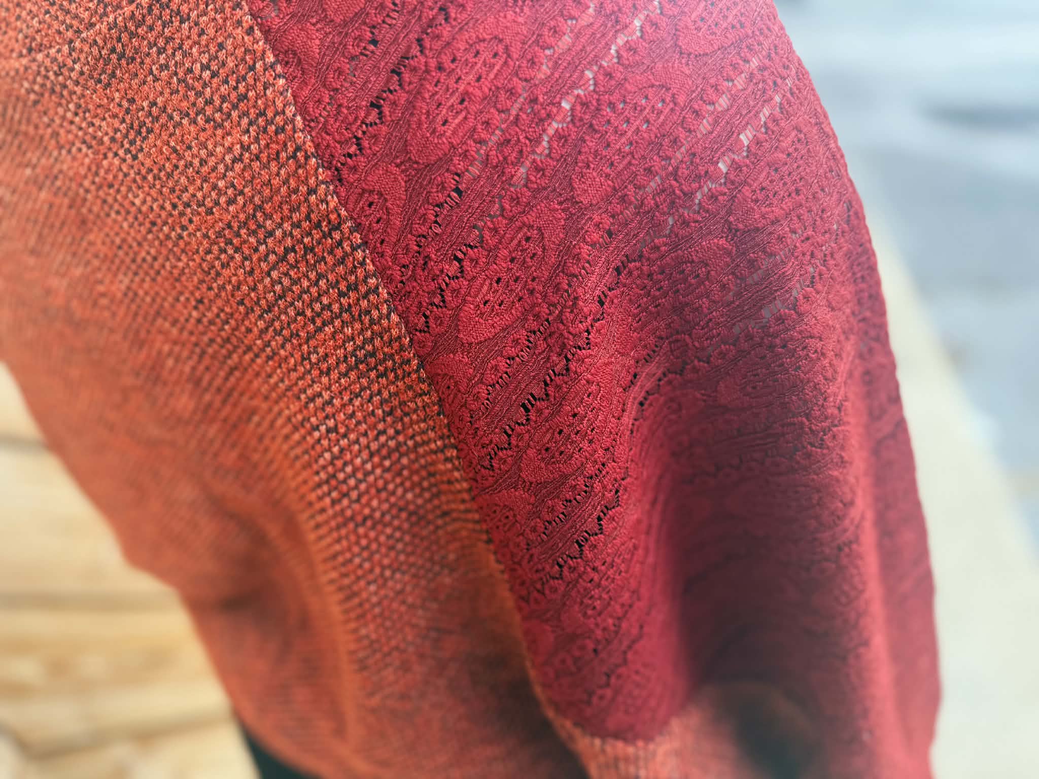 Autumn Ember Batwing Sweater - Fits Reg & Plus