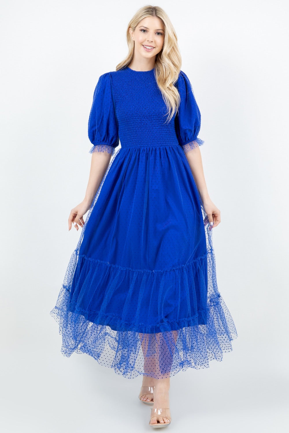 Embraced In Tulle In Royal Blue* S - 3X
