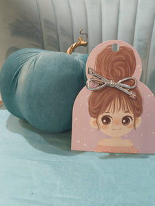 Style 1 - All The Silver Bows Barrette ☆ Various Styles Available ☆