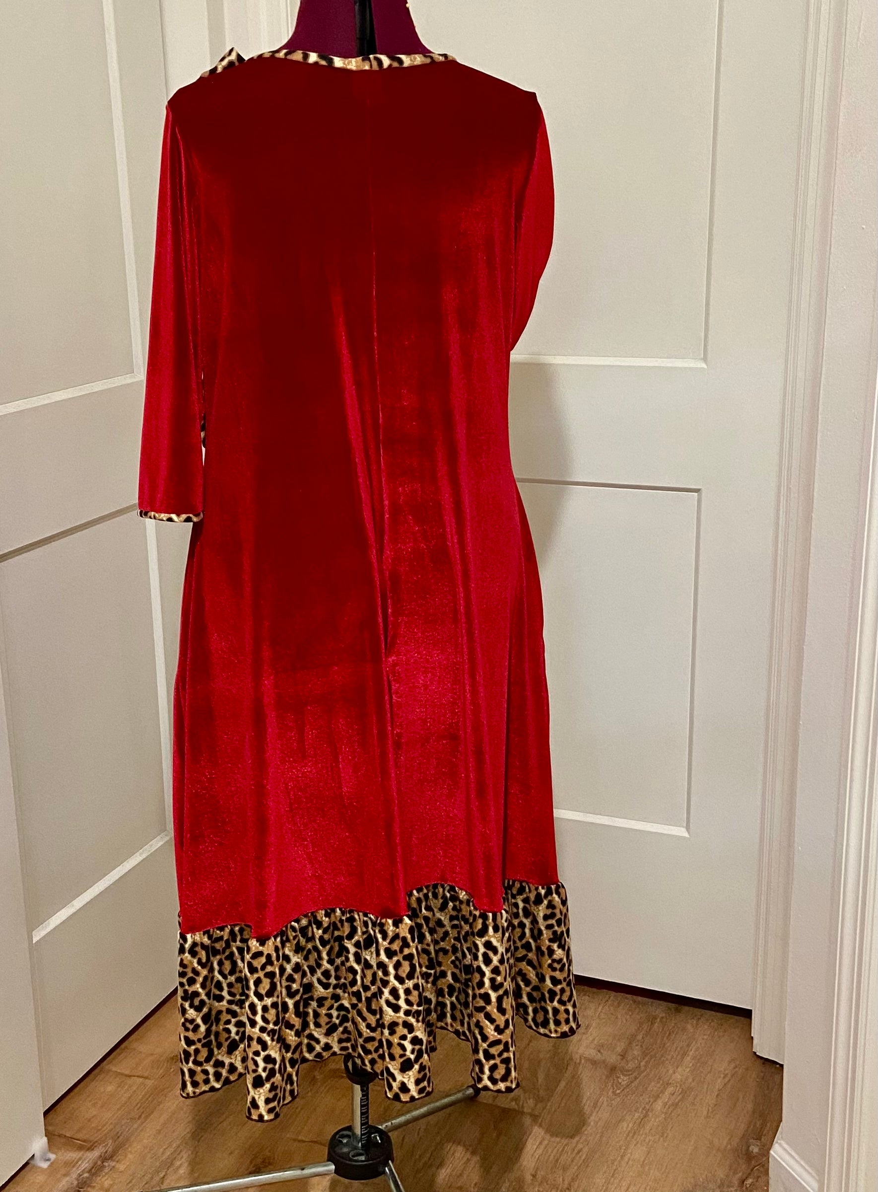 Red Velvet December Dress - Blessed To Bless Boutique