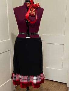 Holiday Edition Plaid & Red Velvet Slip - Blessed To Bless Boutique