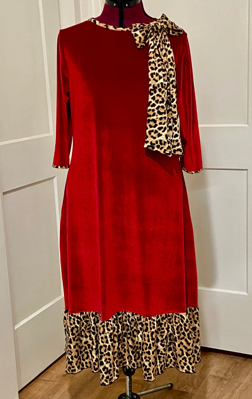 Red Velvet December Dress - Blessed To Bless Boutique