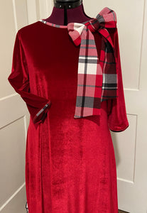 Holiday Elegance in Red Velvet - Blessed To Bless Boutique