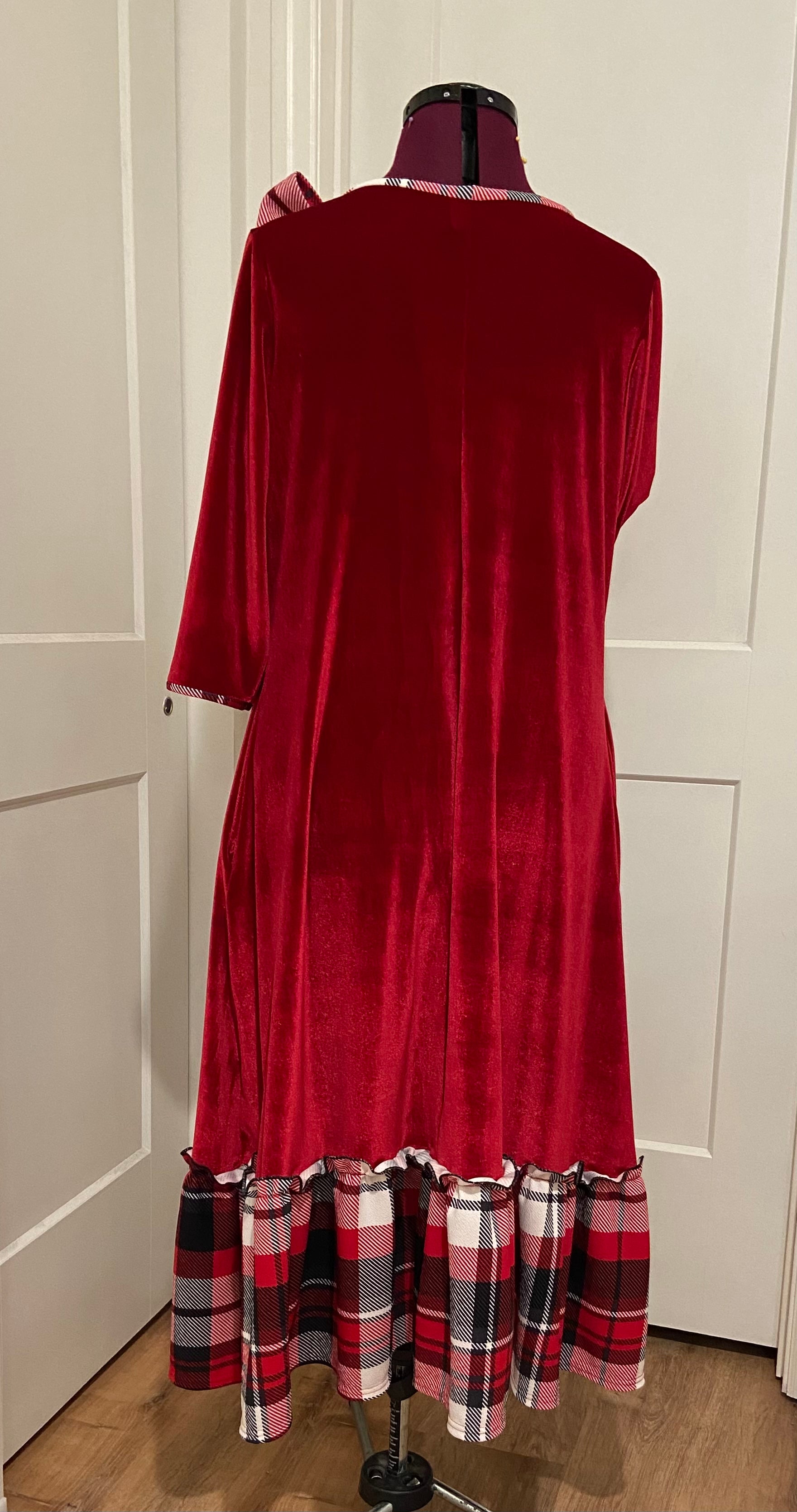 Holiday Elegance in Red Velvet - Blessed To Bless Boutique