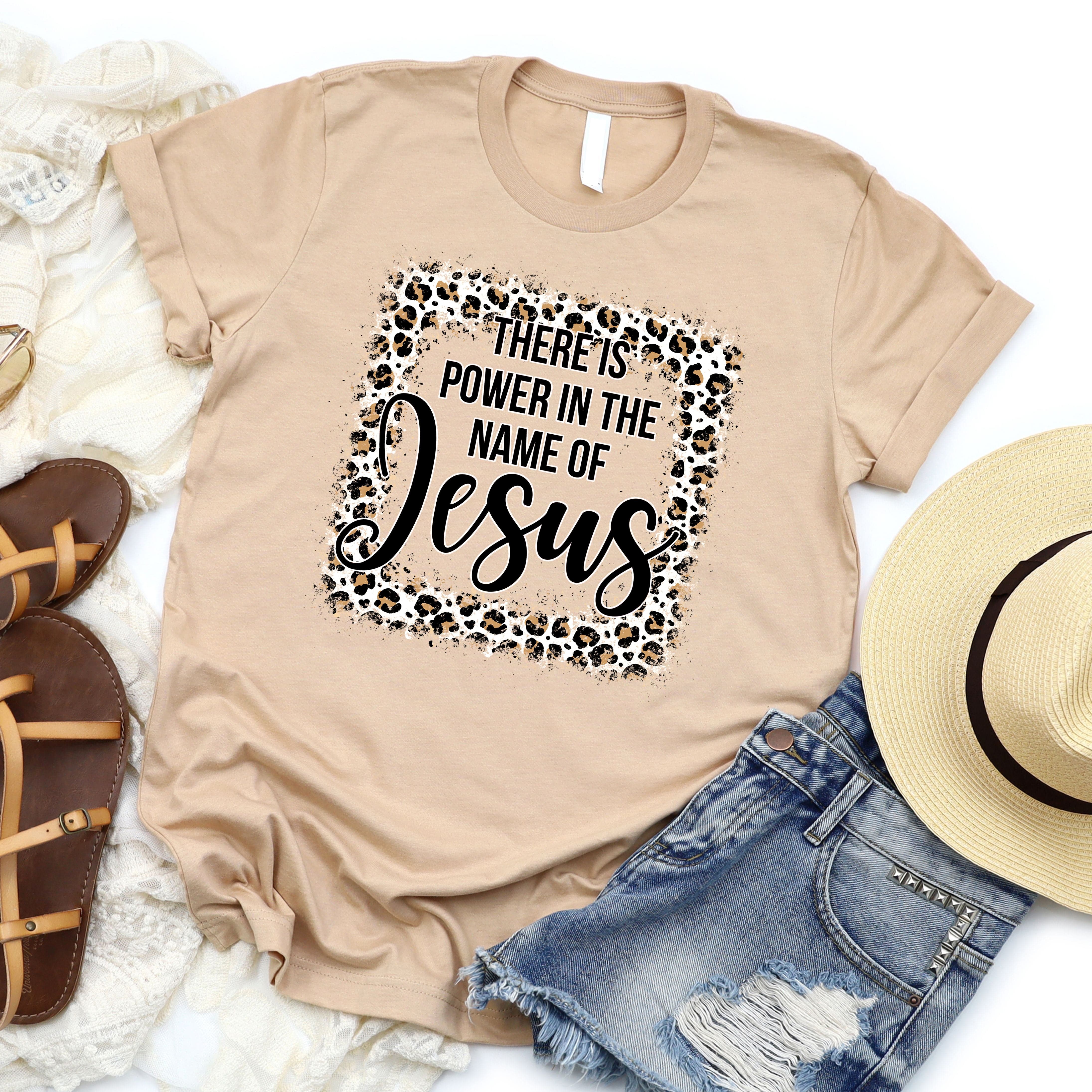 There Is Power In The Name of Jesus Graphi T- Shirt - S - 2X